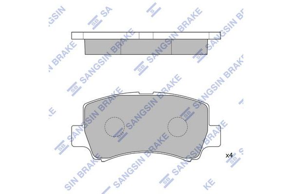 Fren Disk Balata Ön SANGSIN SP2021