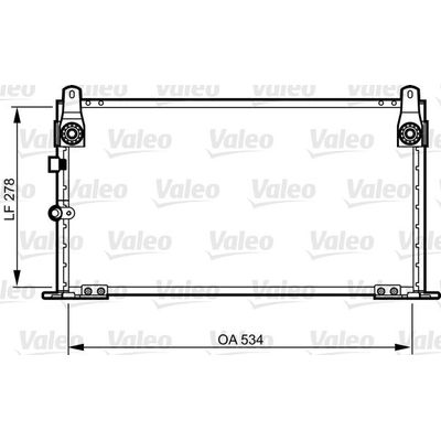 Klima Radyatörü  VALEO 814269