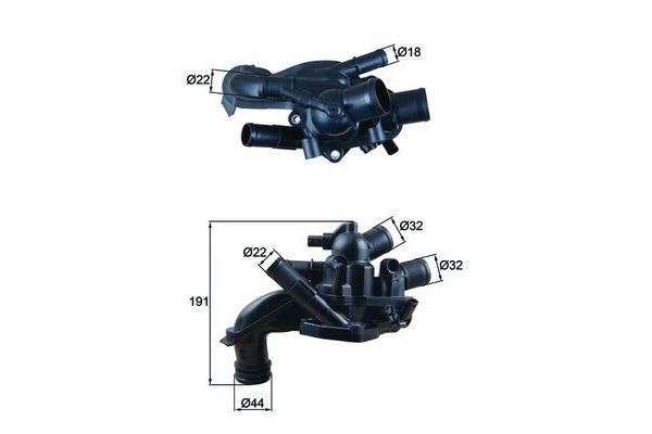 Termostat  MINI Paceman (R61)(2012->)  MAHLE TM 461 05
