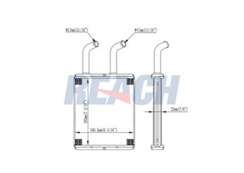 Kalorifer Radyatörü  MGA 81283  K72E61A10 K72A61A10 0K72A61A10 0K72E-61-A10 OK72E61A10 OK72E-61-A10