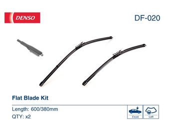 Silecek Süpürgesi Ön  600/380 mm - 24/15 inç DENSO DF-020  28890JD900 28890JD910
