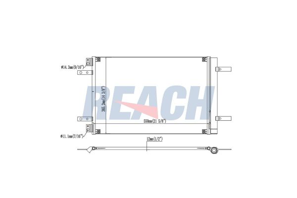 Klima Radyatörü  Fiat Scudo (506) P.Van (2022->)  BSG 65-525-024