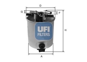 Yakıt Filtresi  UFI 55.393.00  7701066680 8200619855