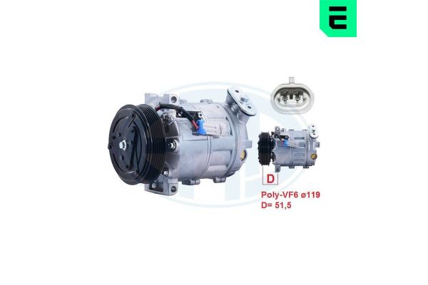 Klima Kompresörü  Alfa Romeo Brera (177)(2005->)  ERA 670148