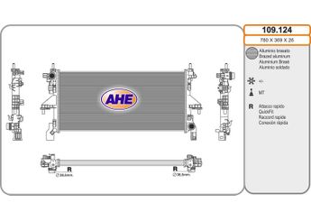 Su Radyatörü  MERCEDES ORJINAL A4475010001  52179695