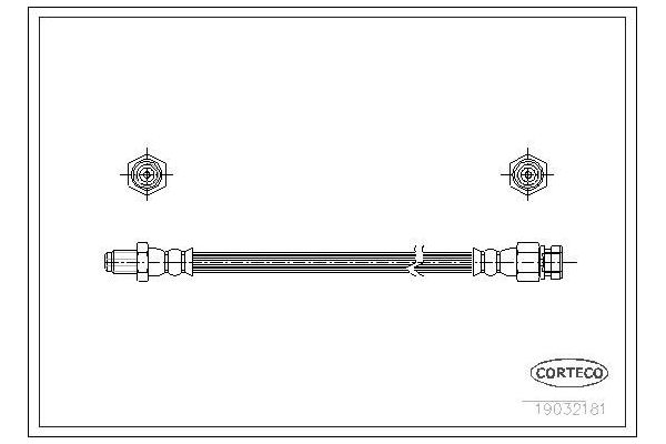Fren Hortumu Ön Sağ veya Sol CAVO C800 468