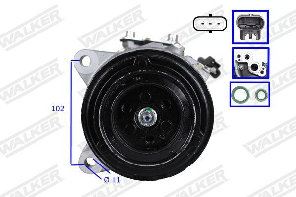 Klima Kompresörü  BMW 7 Serisi (G11/G12)(10.2015->)  MAHLE ACP 528 000S