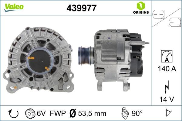 Alternatör  Audi A3 (8V1)(03.2012->)  FEBI BILSTEIN 1003674
