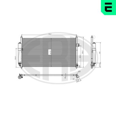 Klima Radyatörü  Nissan X-Trail (T30)(06.2001->)  ERA 667297