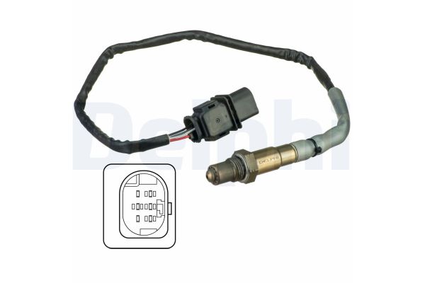 Oksijen (Lambda) Sensörü  Kia Ceed (JD)(2012->)  DELPHI ES20550-12B1