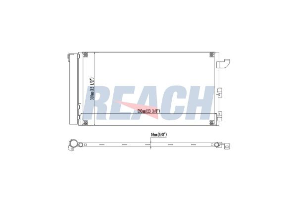 Klima Radyatörü  Fiat Panda (169)(09.2003->)  ORİS CFI771016