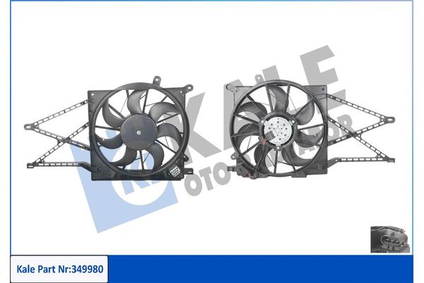 Radyatör Fan ve Motoru  KALE 349980