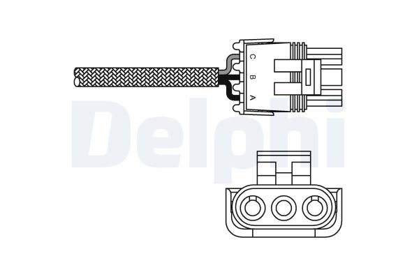 Oksijen (Lambda) Sensörü  Opel Frontera A (1992->)  DELPHI ES10991-12B1