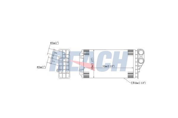 Kalorifer Radyatörü  BEHR AH 82 000P