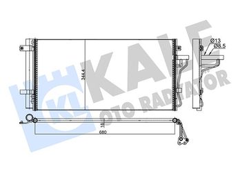 Klima Radyatörü  KALE 345445  976063K780 97606-3K780