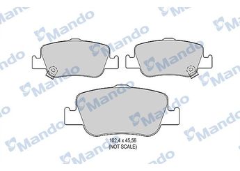 Fren Disk Balata Arka MANDO MBF015884  446602180 446602291 04466-02291 446602170 04466-02170 04466-02180 446602182 04466-02182 446602181 04466-02181 446602290 04466-02290