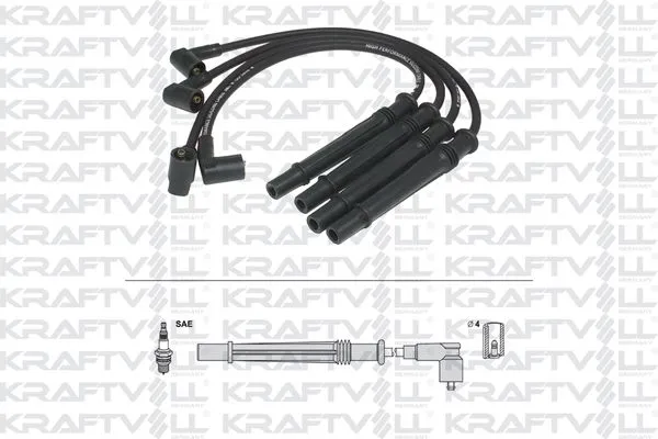 Buji Kablosu  KRAFTVOLL 05070208