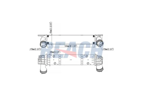 Turbo Radyatörü  BEHR 8ML 376 988-074