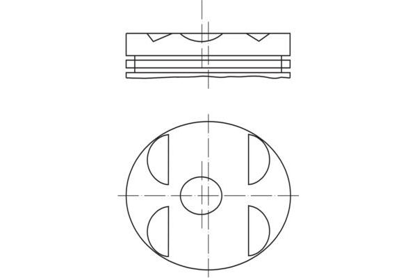 Piston (89.50MM-0.50)   MAHLE 001 04 01