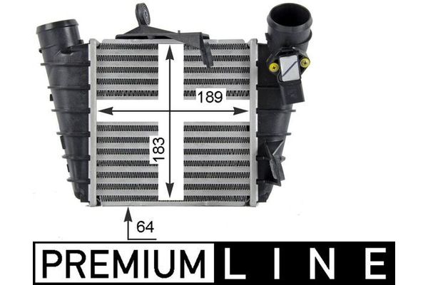 Turbo Radyatörü  Seat Cordoba 4 Kapı (6L2)(09.2002->)  MAHLE CI 298 000P