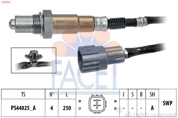Oksijen (Lambda) Sensörü  Toyota Auris (E15)(10.2006->)  SWAG 33 10 9194