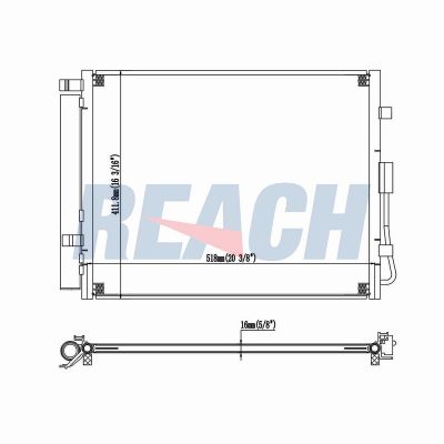 Klima Radyatörü  VEKA 43-2403