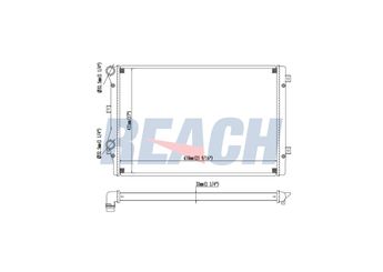 Su Radyatörü  ORİS BHY913026  1K0121253L 1K0121251L 5K0121251AA 5K0121251J 5K0121253B 1K0121251BB 1K0121251CS 1K0198251CS