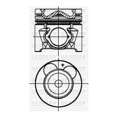 Piston (75.00MM-STD)  YENMAK 31-04488-000
