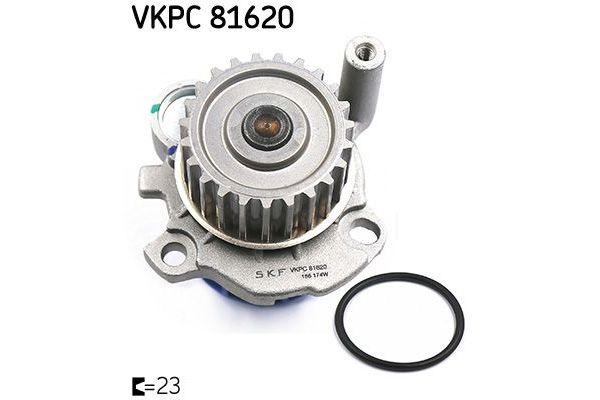 Devirdaim Su Pompası  Volkswagen Caddy (2K)(02.2004->2010)  SKF VKPC 81620