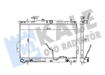 Su Radyatörü  KALE 369700  AB398005DD AB39 8005 DD 5279626 2531017100 25310-17100 2531017101 25310-17101 2531017102 25310-17102 2531017150 S2531017102