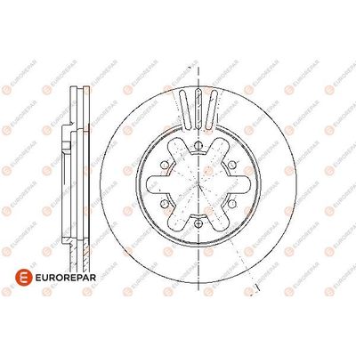 Fren Disk Ayna Ön Sağ ve Sol EUROREPAR 1676011080