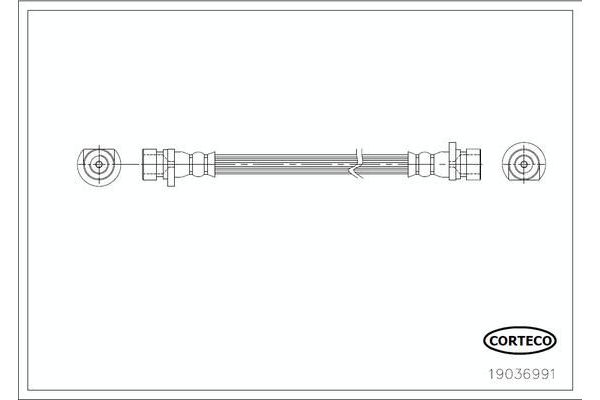Fren Hortumu Arka Sağ OSSCA 01563
