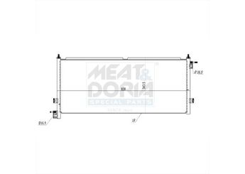 Klima Radyatörü  ORİS CVO012018  20555299 20838901 21086300