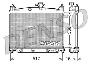 Su Radyatörü  DENSO DRM44019  DRM44019 ZJ3915200A