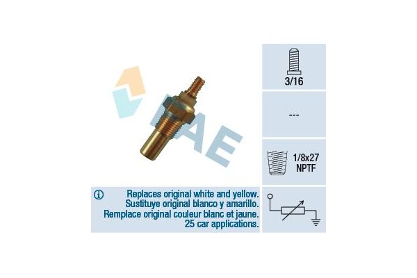 Hararet Müşürü  Ford Fiesta 3 Kapı/Express (1976->)  FAE 32080