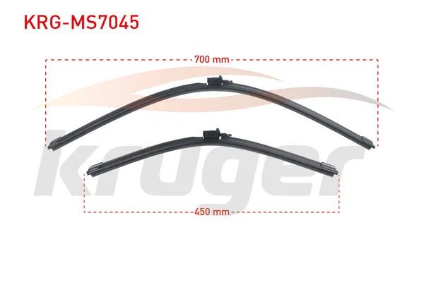 Silecek Süpürgesi Ön  700/450 mm - 28/18 inç KRUGER MS7045
