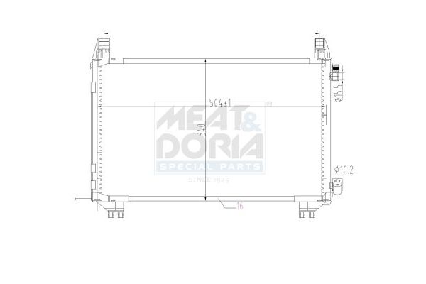 Klima Radyatörü  Toyota Yaris (XP13)(2017->)  KRAFTVOLL 08060008