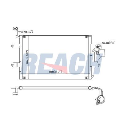 Klima Radyatörü  VEKA 43-3800