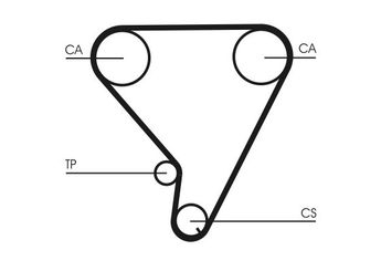 Triger Kayışı  CONTINENTAL CT1033  130280B700 130280B725 130280B785