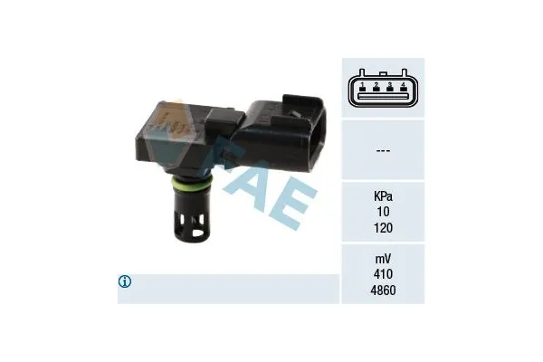 MAP Sensörü  Mazda 2 Sedan (DY)(03.2003->)  EUROCRAFT EU F26203-015