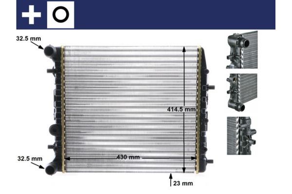 Su Radyatörü  MAHLE CR 454 000S