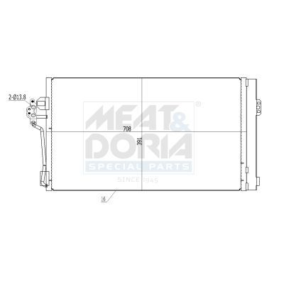 Klima Radyatörü  VEKA 43-2814