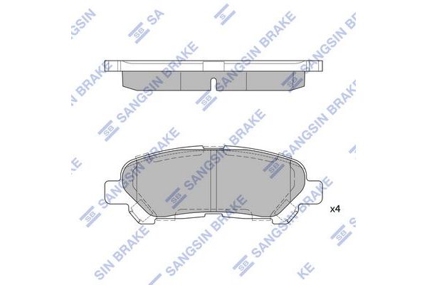 Fren Disk Balata Arka SANGSIN SP2136