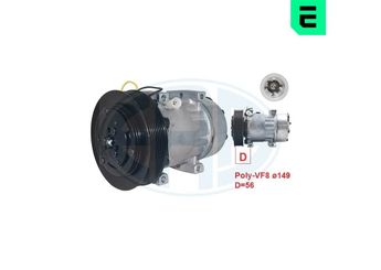 Klima Kompresörü  ERA 670036  5001867206 50 01 867 206 5010605063 50 10 605 063 7420982063 74 20 982 063 7482492298 74 82 492 298