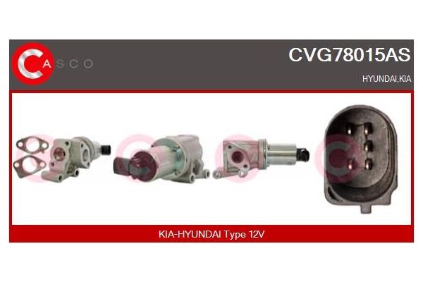 Egr Valfi  Hyundai i30 Cw (GDH)(2012->)  KRAFTVOLL 12050047