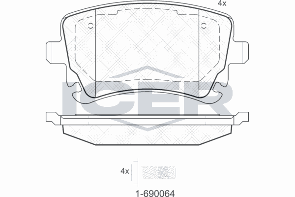 Fren Disk Balata Arka Audi S4 Cabriolet (8H)(01.2006->)  WONGA 27920