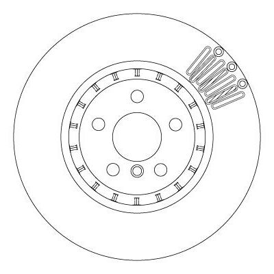 Fren Disk Ayna Arka Sağ ve Sol BMW i5 Serisi Sedan (G60E)(07.2023->)  WALBURG WBD1606CD