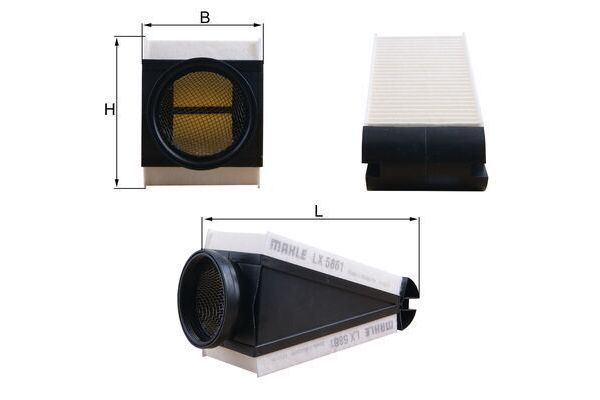 Hava Filtresi  Infiniti Q70 (01.2014->)  MAHLE LX 5861