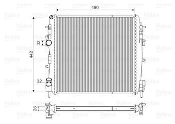 Su Radyatörü  VALEO 734922  8200384071