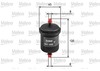 Yakıt Filtresi  VALEO 587009  7719390 71736101 7585348 71711048 7606404